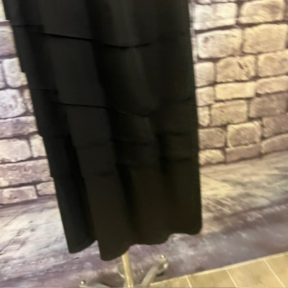 Chico's Black Sleeveless Tiered Dress Size XL - Picture 5 of 11